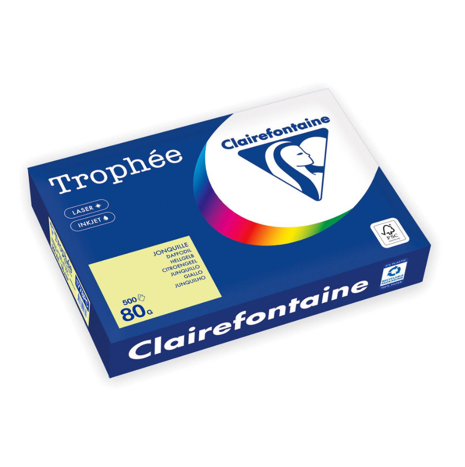 Kopieringspapper Trophy Blanc Trophée oh citron 80g A4 500st