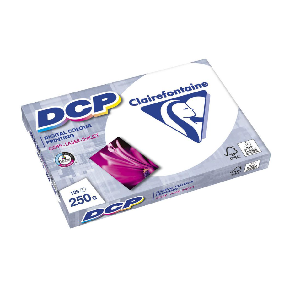 Kopieringspapper Clairefontaine DCP 1857 oh A4 250g 125st