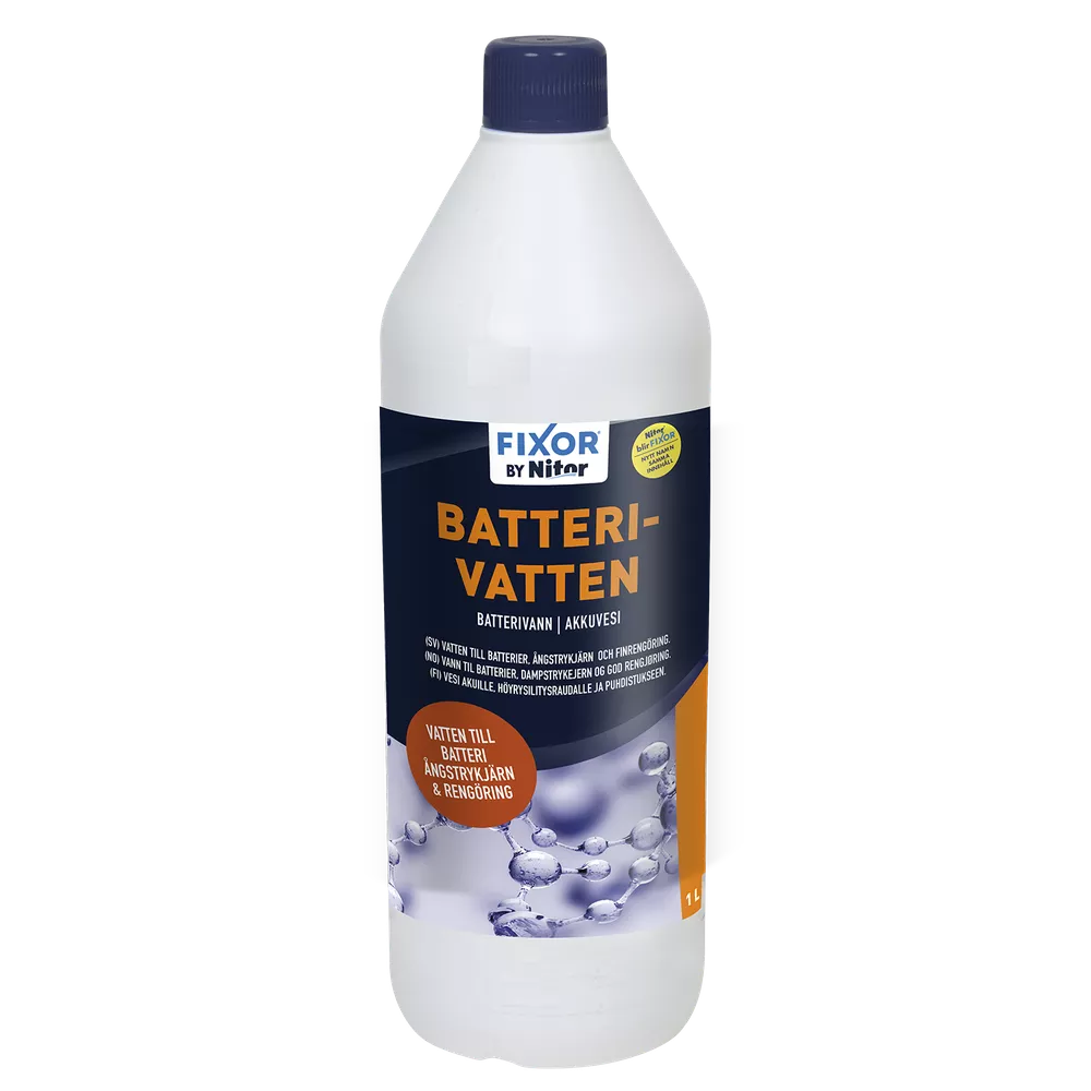 Batterivatten Fixor by Nitor 1L