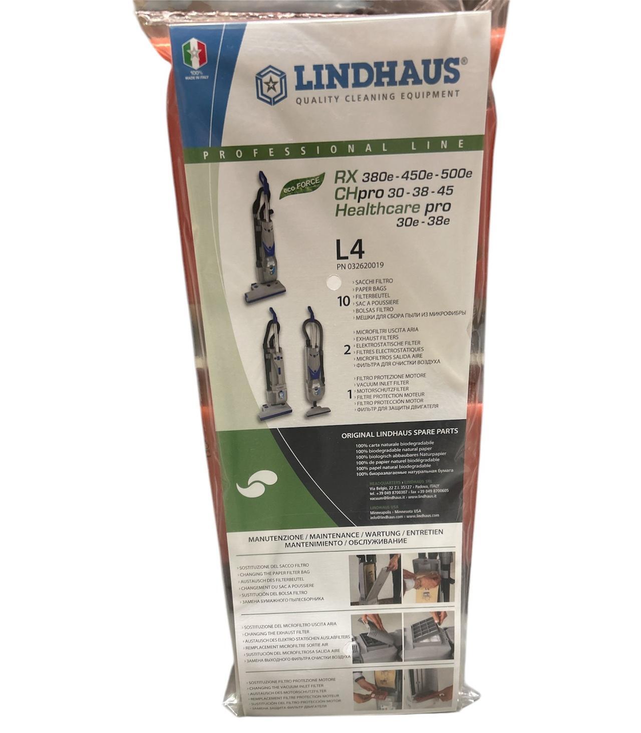 Dammsugarpåse Lindhaus rx450e 10st