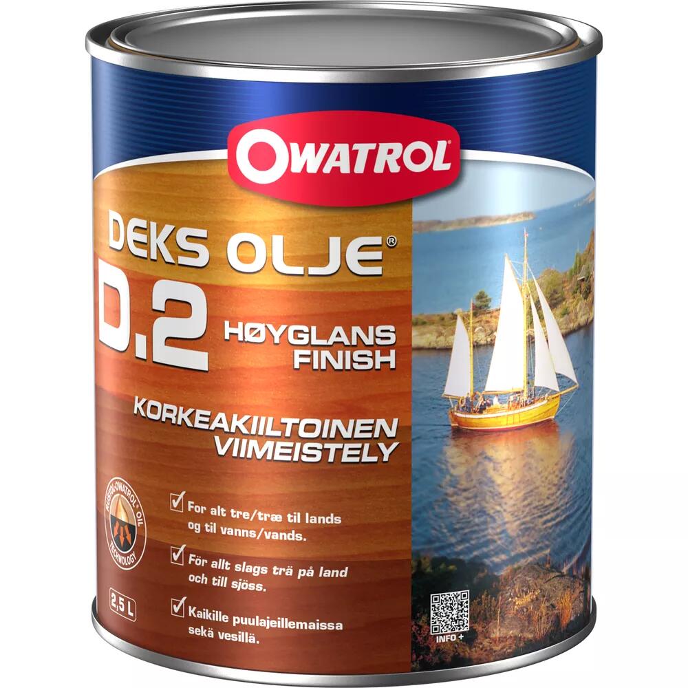 Träolja Owatrol Högglans Marine D-2 2.5L
