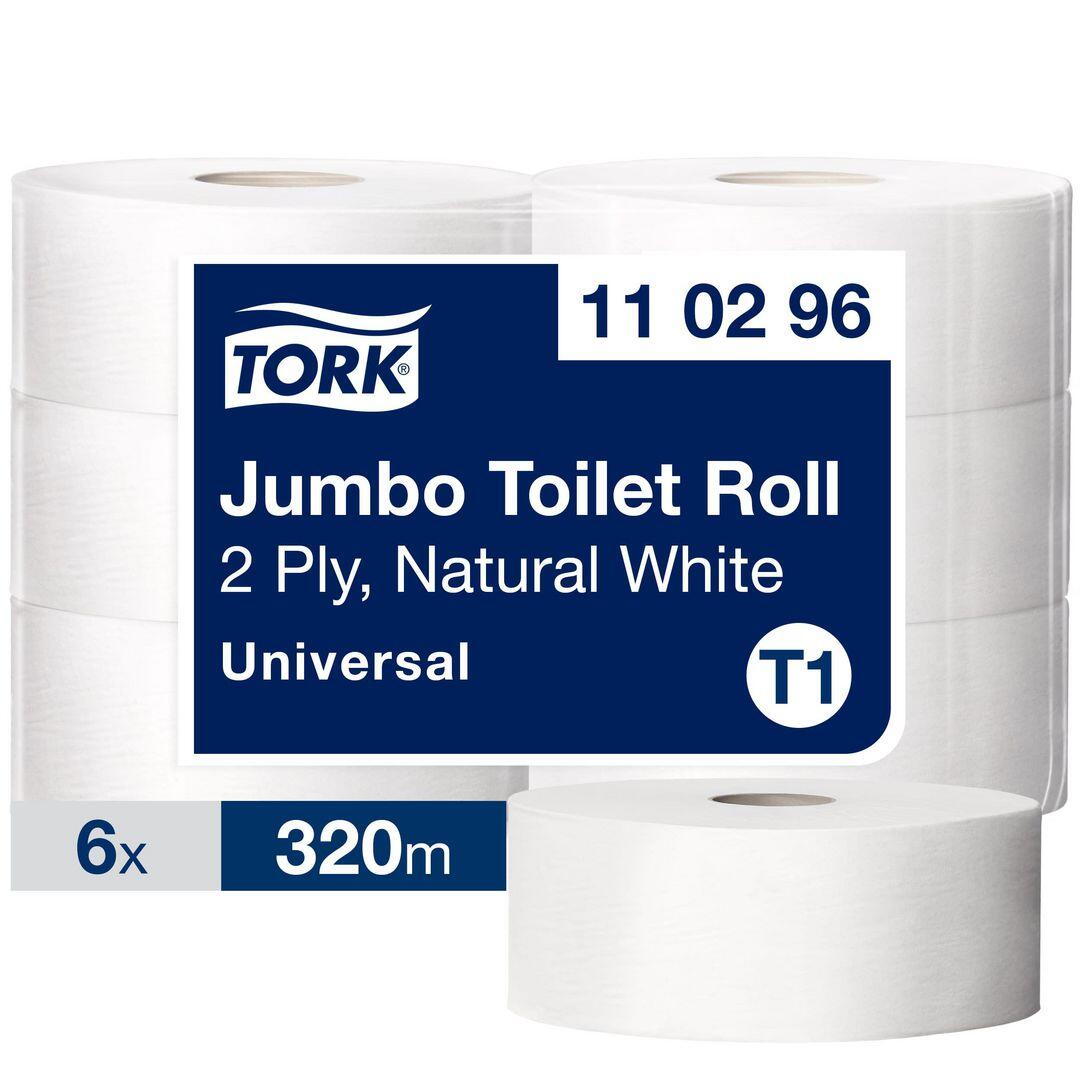 Toalettpapper Tork Jumbo Universal T1 2-lager Vit 6rl