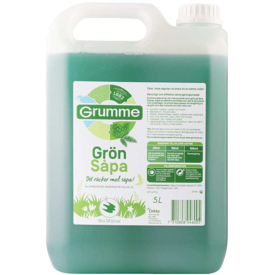 Grönsåpa Grumme 5L