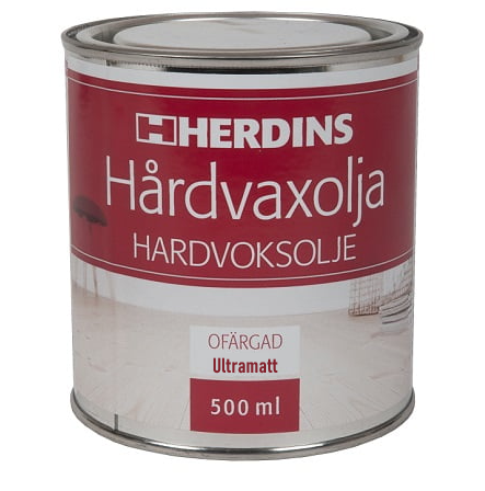 Hårdvaxolja Herdins Ultramatt 500ml