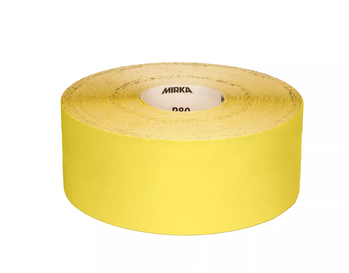 Torrslip Mirka Hiomant P120 Gul 50m x 150mm