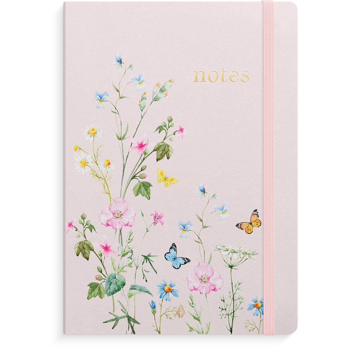 Anteckningsbok Burde DeLuxe Meadow A5 Linjerad 80 Blad