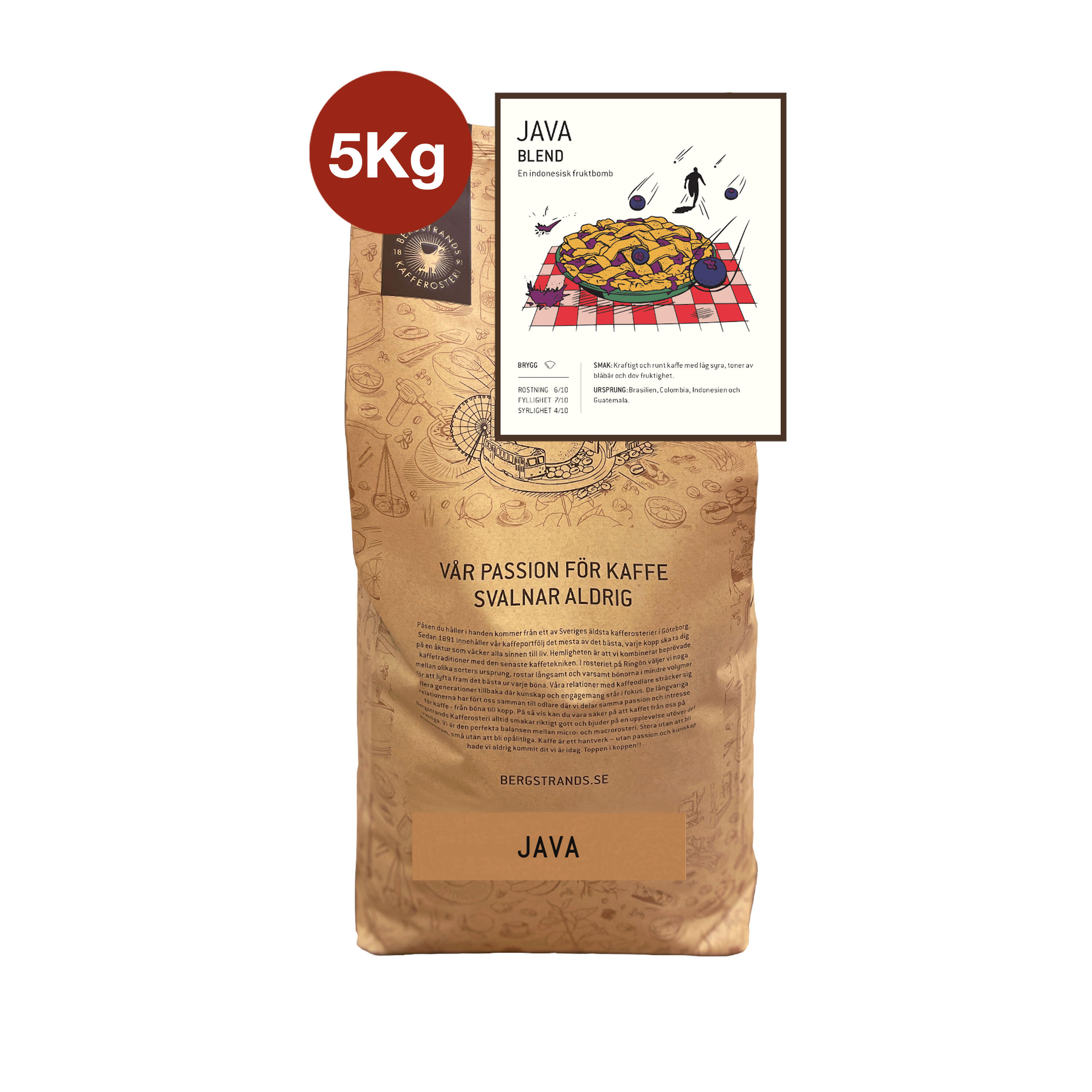 Kaffe Bergstrands Java Blend 5kg