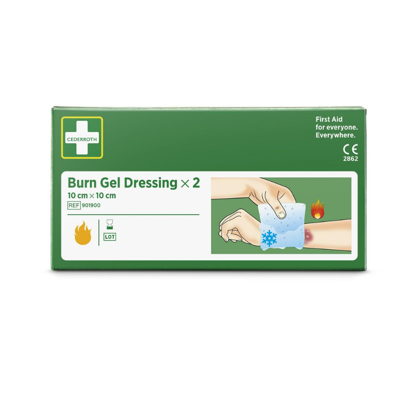 Kylkompress Cederroth Burn Gel Dressing 10x10cm 2st