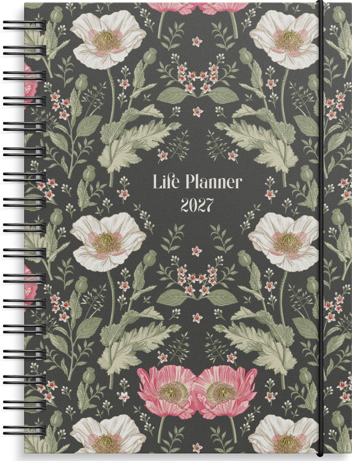 Almanacka Burde 1037 Life Planner 2027 Floral