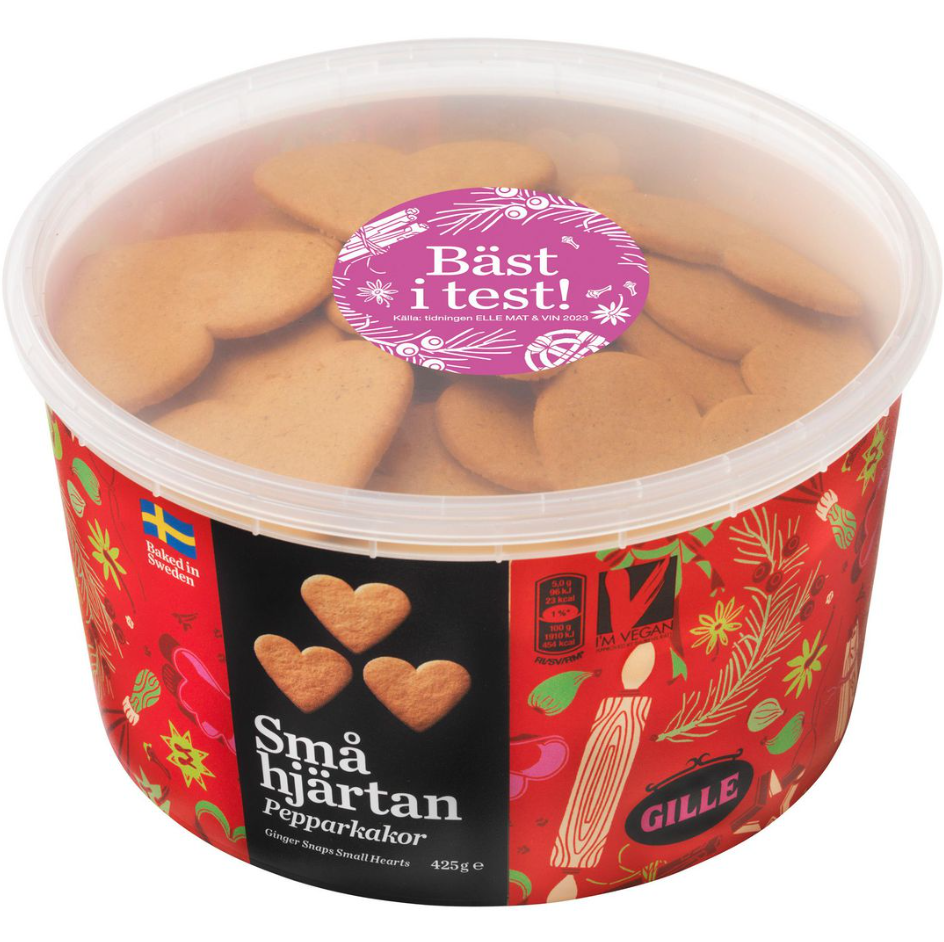 Pepparkakor Gille Små Hjärtan 425g