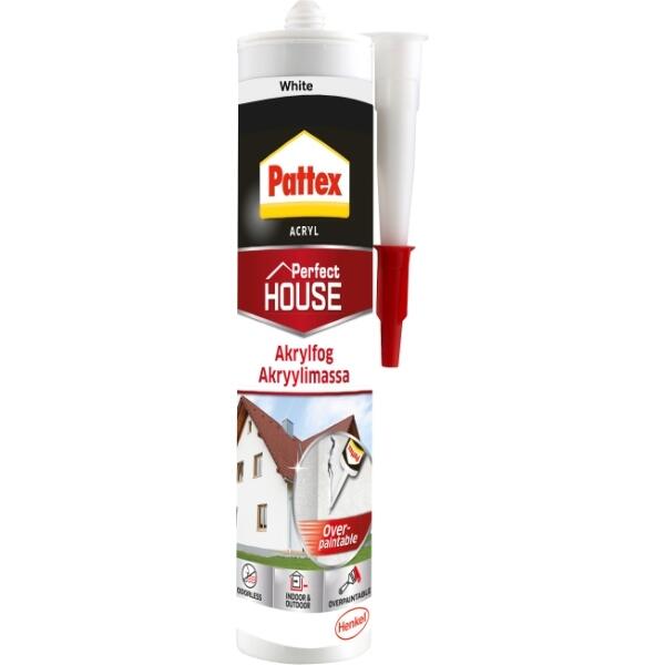 Akrylfog Pattex Vit 280ml