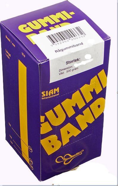 Gummiband Siam International Nr16 60x1.5mm 2000st