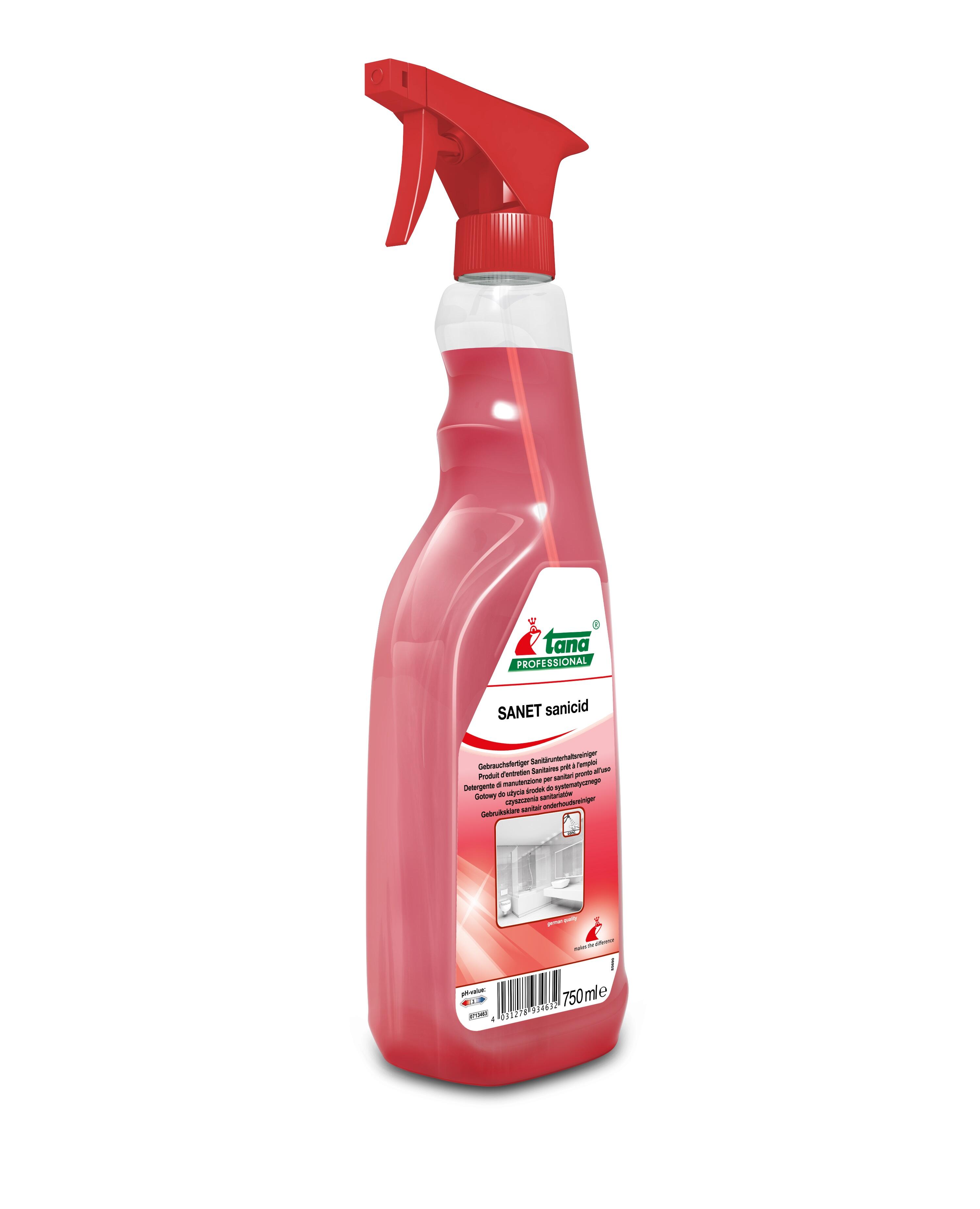 Sanitetsrent Tana Sanet Sanicid Spray 750ml