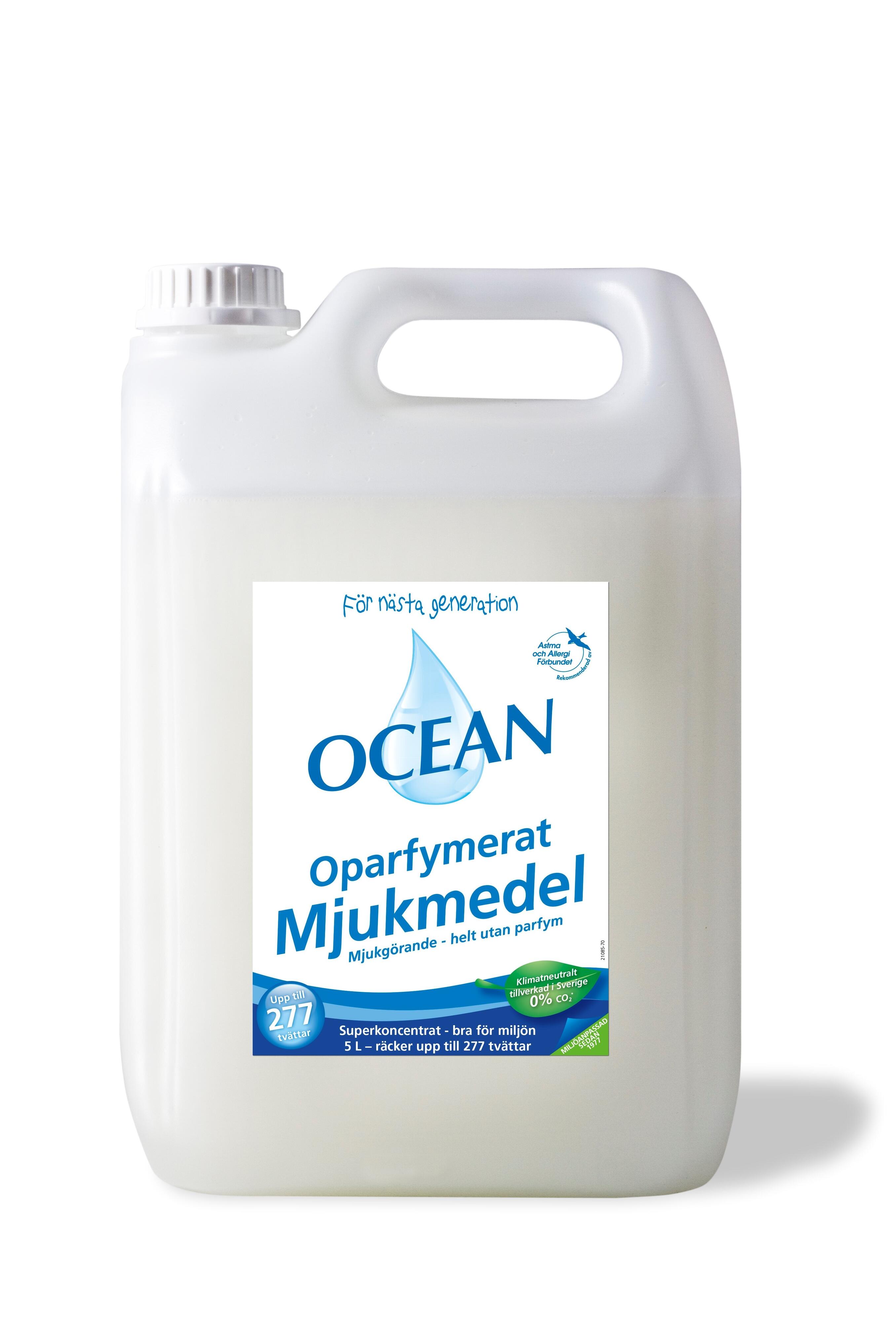 Mjukmedel Ocean Oparfymerad 5L