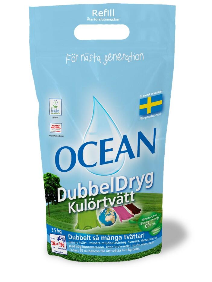 Tvättmedel Ocean Dubbeldryg Refill Parfymerad 3.5kg