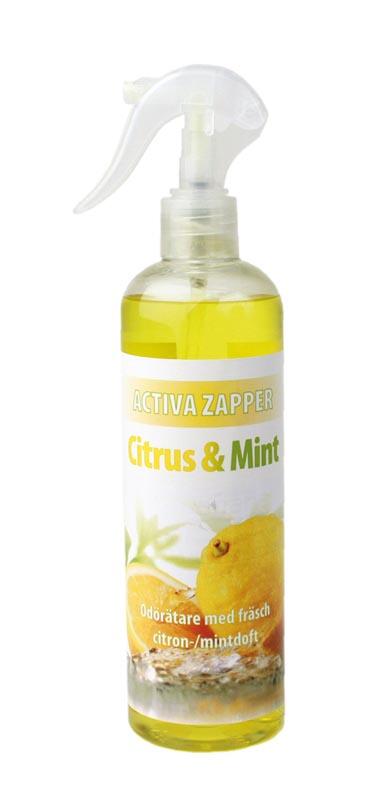 Luktförbättrare Activa Zapper Citrus Mint 400ml