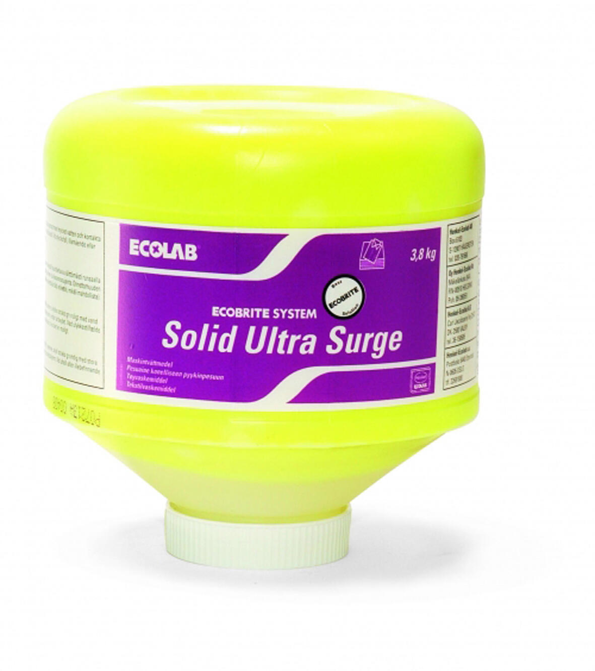Tvättmedel Ecolab Solid Ultra Surge 3.8kg