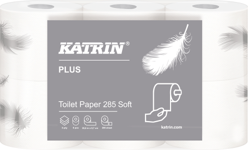 Toalettpapper Katrin Plus Soft 285 42rl