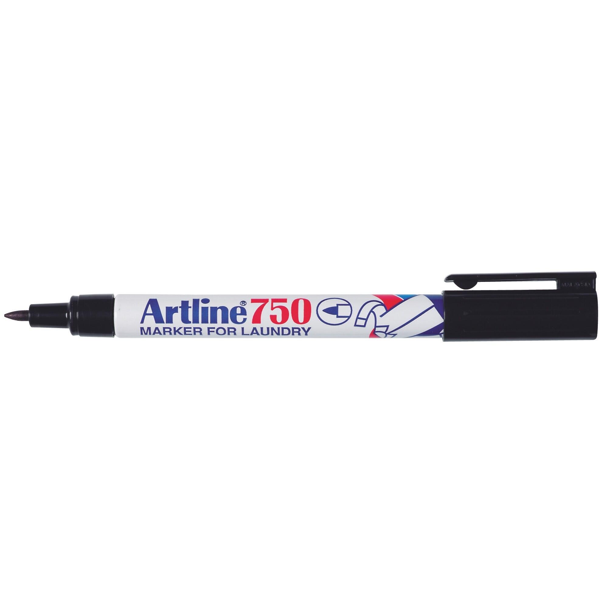Märkpenna Artline Tvättmärkning 750 Svart 0.7mm