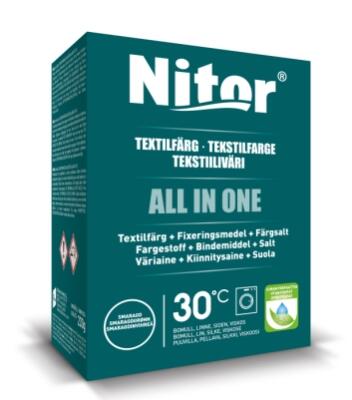 Textilfärg Fixor by Nitor All In One Smaragd 230g