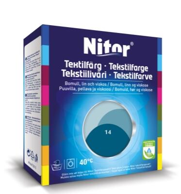 Textilfärg Nitor Petrol 14