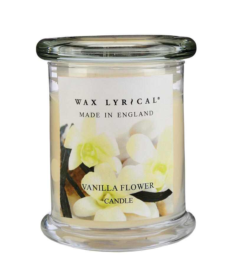 Doftljus Wax Lyricals Stor med Glaslock Vanilla Flower 65-70 h
