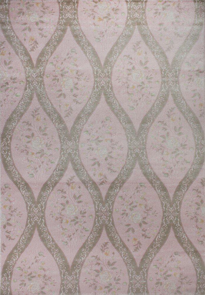 Matta Pierre Cardin D1528 Rosa/Grön 160x230cm