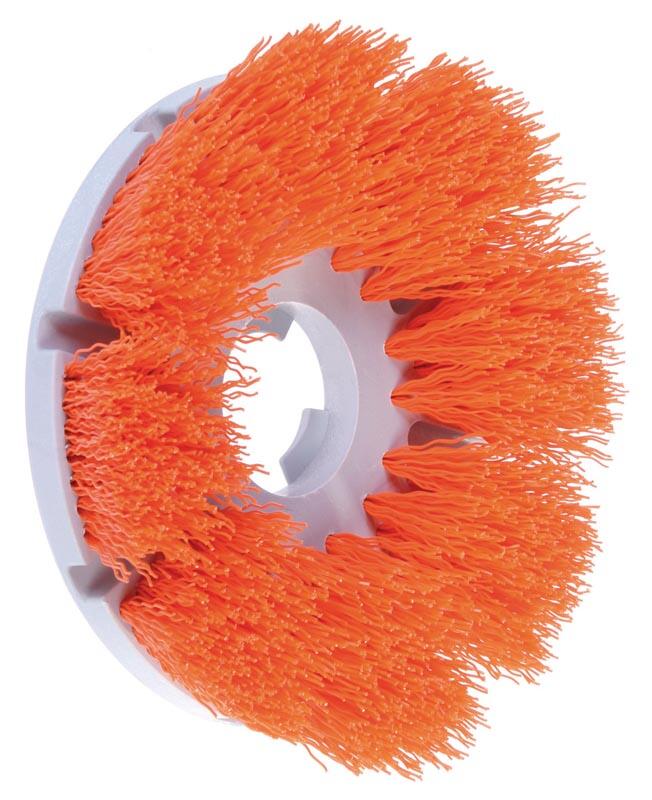 Borste Motor Scrubber Grov Orange