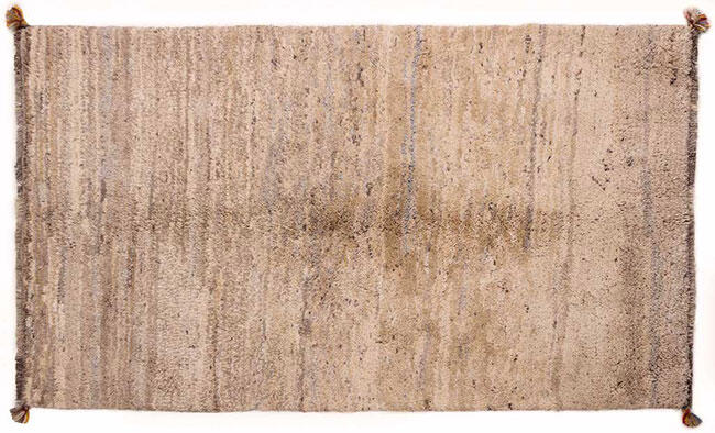 Handknuten Persisk matta Gabbeh Shiraz Ull Beige 102x175cm