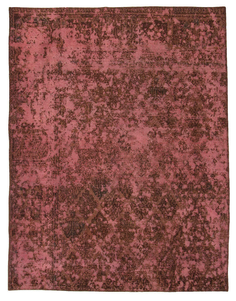 Handknuten Persisk Vintagematta Tabriz Ull 137x177cm