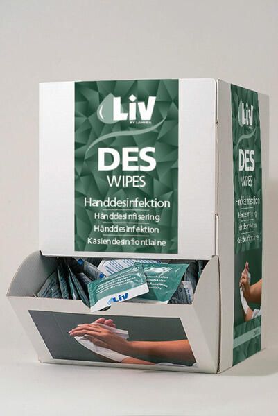 Handdesinfektion Liv Des Wipes 250st