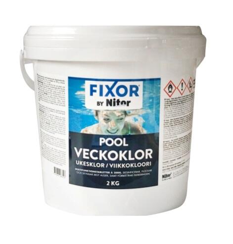 Veckoklor Nitor Fixor för Pool 2kg