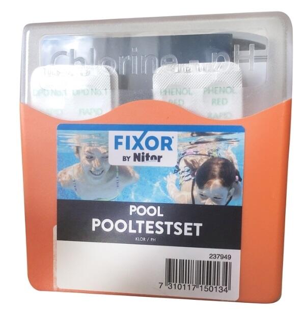 Pooltestset Fixor by Nitor Klor-pH