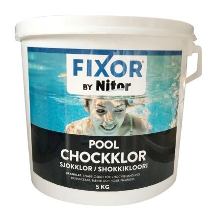 Chockklor Fixor by Nitor för Pool 5kg