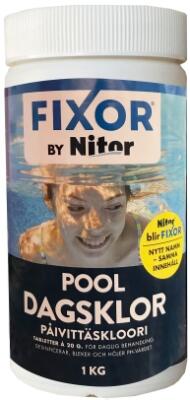 Dagsklor Fixor by Nitor Tabletter för Pool 1kg