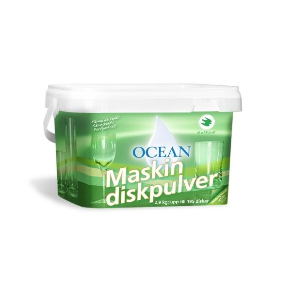 Maskindiskpulver Ocean 2.9kg