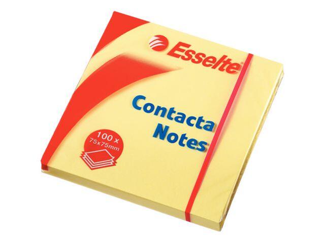 Notisblock Esselte Contacta 75x75mm 100Blad