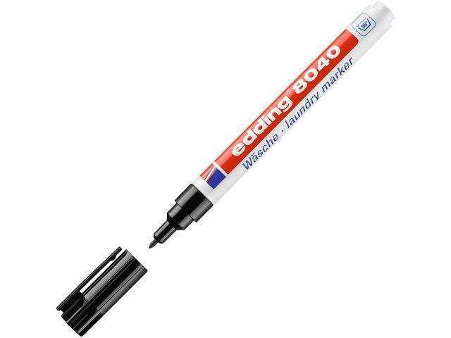 Märkpenna Edding 8040 Textil Svart