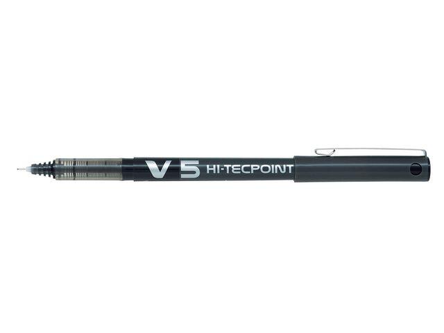 Bläckkulpenna Pilot Hi-Tecpoint V5 Svart 0.5mm