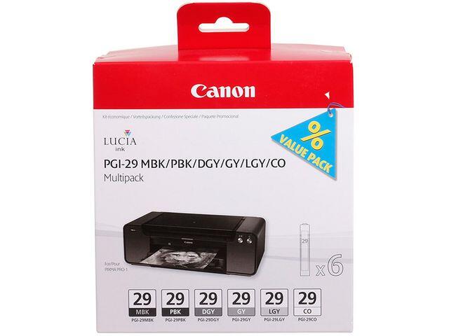 Bläckpatroner Canon 4868B018 PGI-29 6-Färger