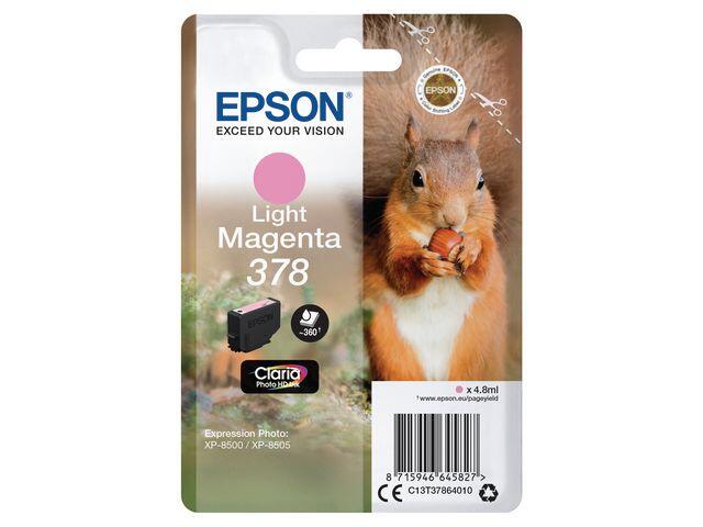 Bläckpatroner Epson C13T37864010 Ljus Magenta