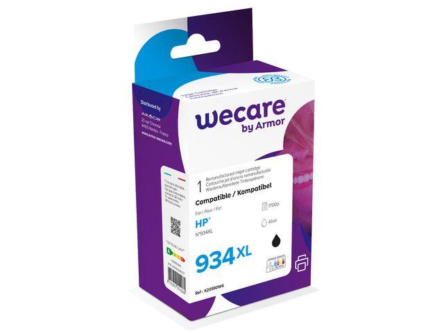 Bläckpatroner Wecare HP 934XL Svart