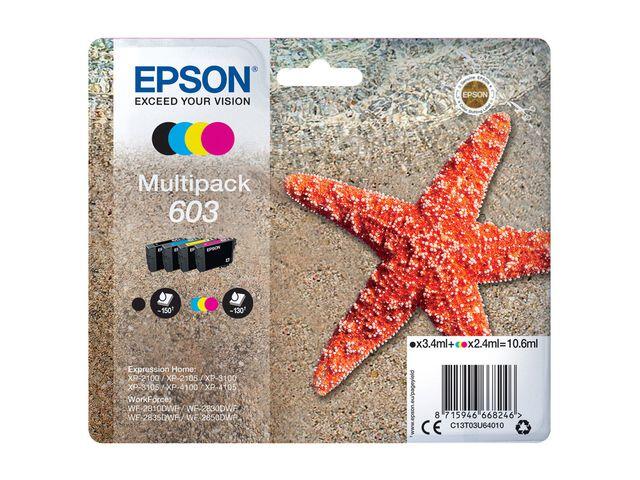 Bläckpatroner Epson T03U 603 4-Färger