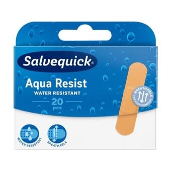 Plåster Salvequick Aqua Resist Medium 20st