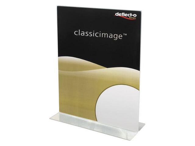Informationsställ Deflecto Acryl Stående A4