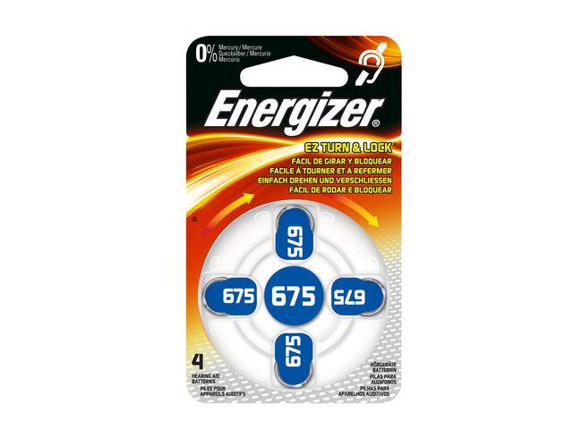 Batteri Energizer Hörsel 675 Blå 4st