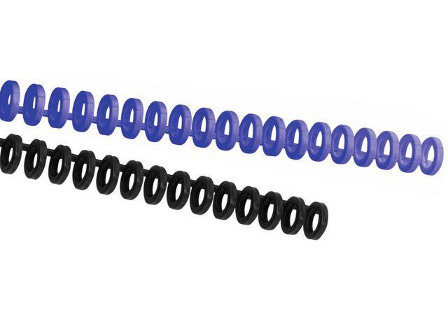 Plastspiral GBC Clickbind Svart 8mm 50st