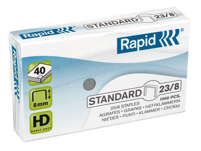 Häftklammer Rapid Standard 23/8 1000st