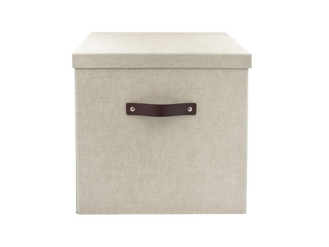 Förvaringsbox Bigso Box med Lock Kartong Större Linne