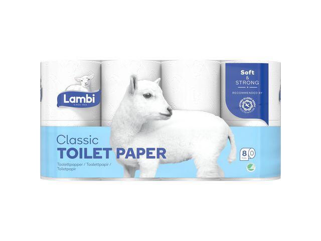 Toalettpapper Lambi Classic 3-Lag 40rl